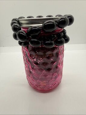 Purple Glass Mystery Jewelry Jar